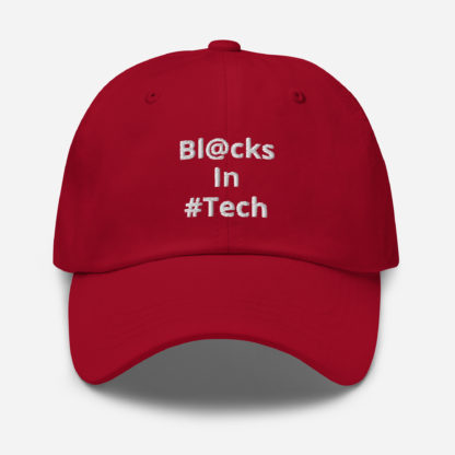 Bl@cks In #Tech Custom Embroidered Dad Hat - Colors - Image 7
