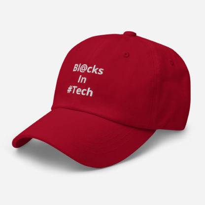 Bl@cks In #Tech Custom Embroidered Dad Hat - Colors - Image 9