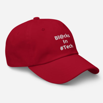 Bl@cks In #Tech Custom Embroidered Dad Hat - Colors - Image 8