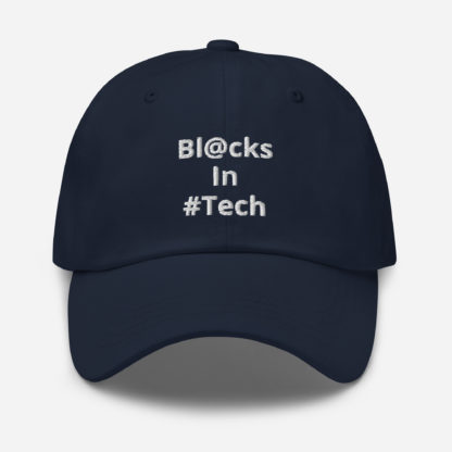 Bl@cks In #Tech Custom Embroidered Dad Hat - Colors - Image 4